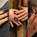 Chocolate Brown Nails