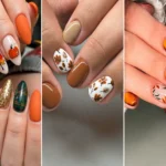 Autumn Leaves Nail Art