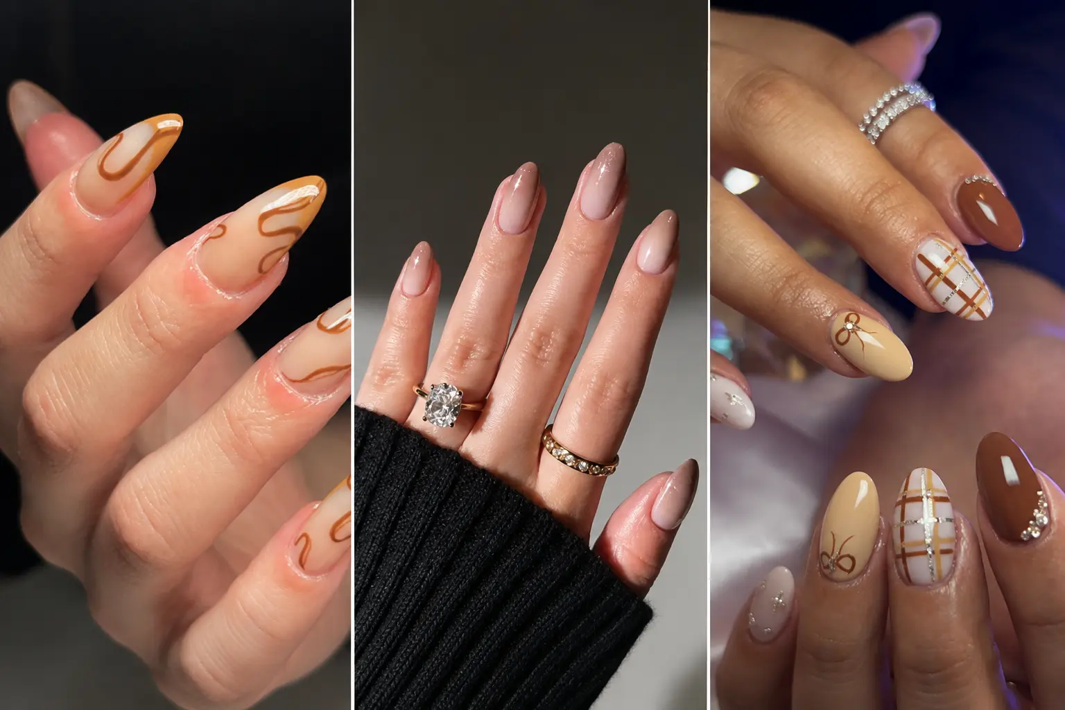 Caramel Latte Nails