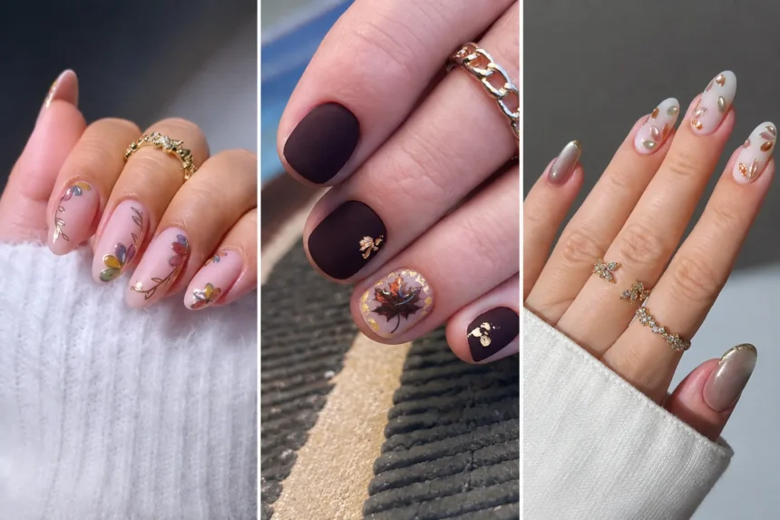 Maple Leaf Nails