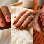 Pumpkin Spice Nails