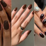 Espresso Brown Nails