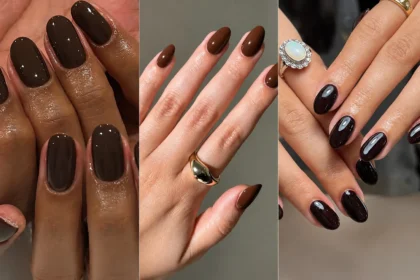 Espresso Brown Nails