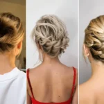 fall hairstyles for short hair updo