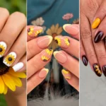 Sunflower Nail art