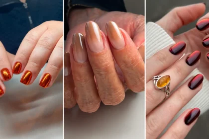 Chrome Fall Nails