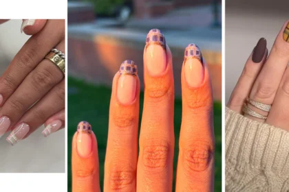 Plaid Fall Nails