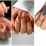 Matte Fall Nails