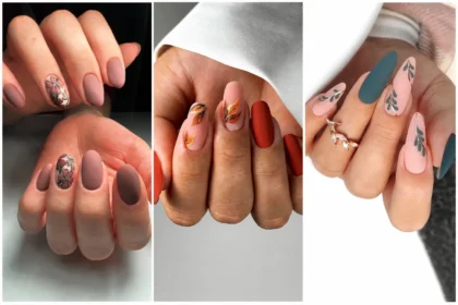Matte Fall Nails