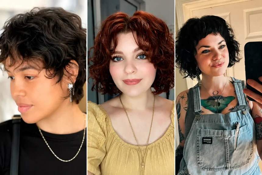 fall hairstyles short curly hair