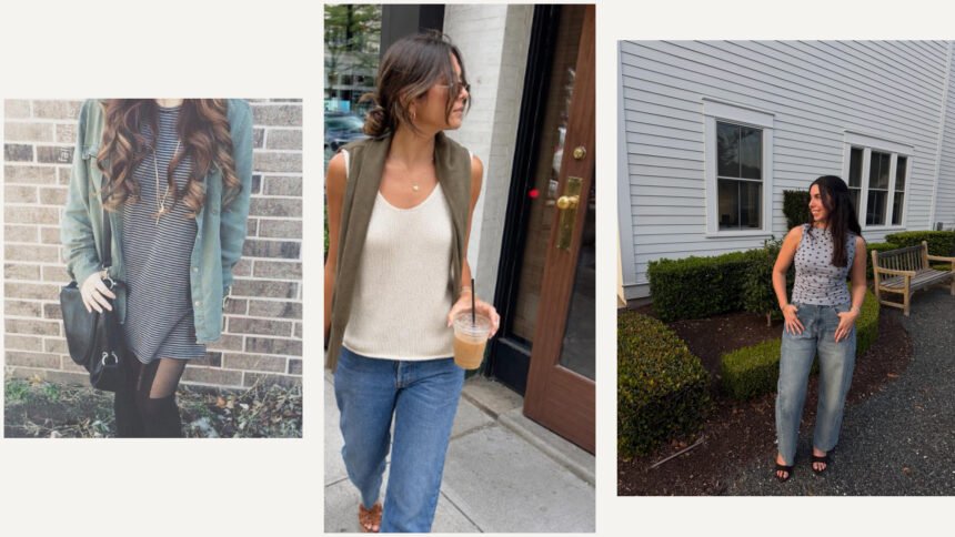 warm weather fall outfits