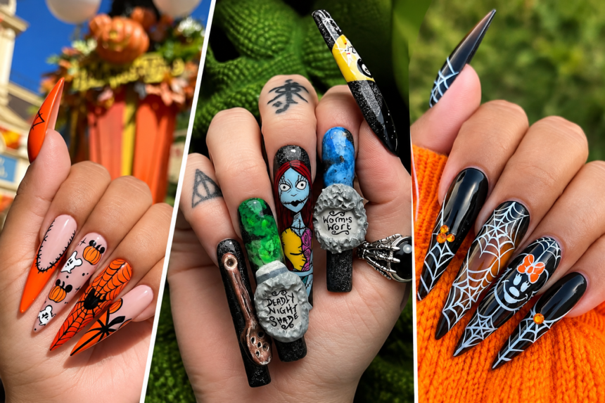 easy halloween nails​