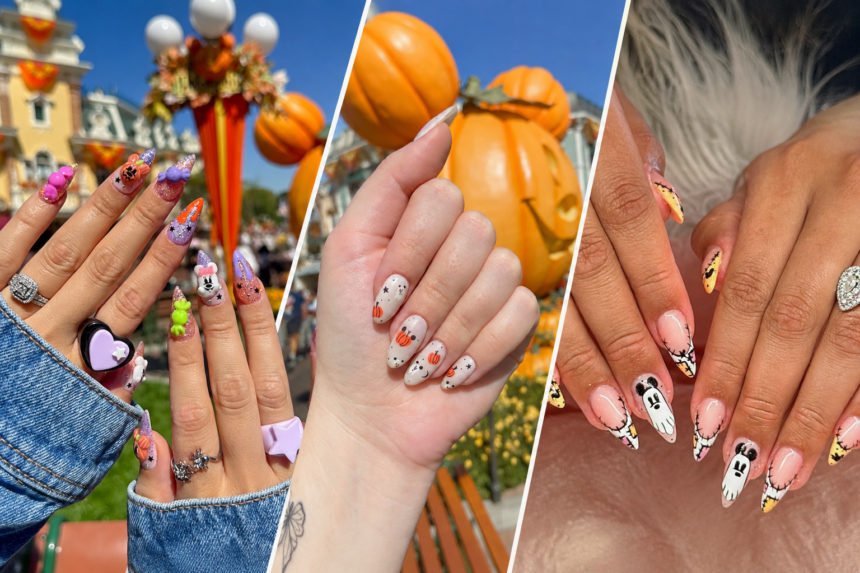 disney halloween nails​