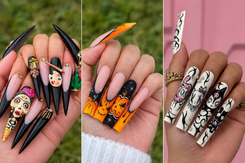 halloween nail art​
