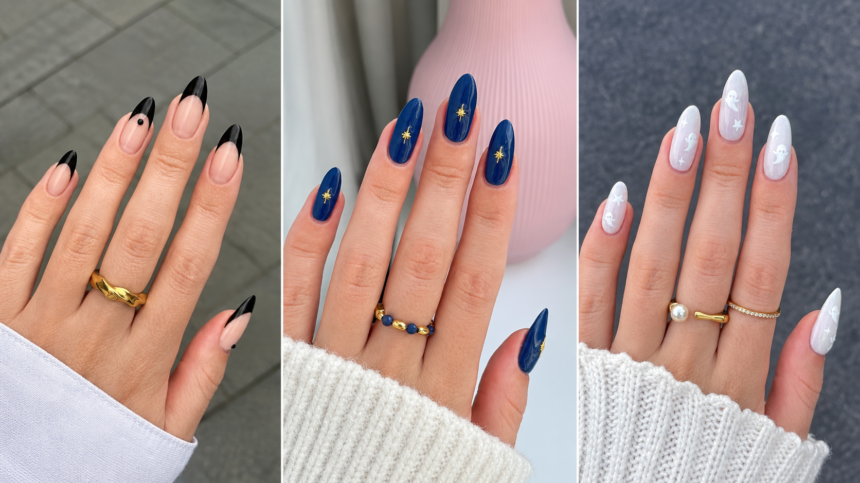 subtle halloween nails​
