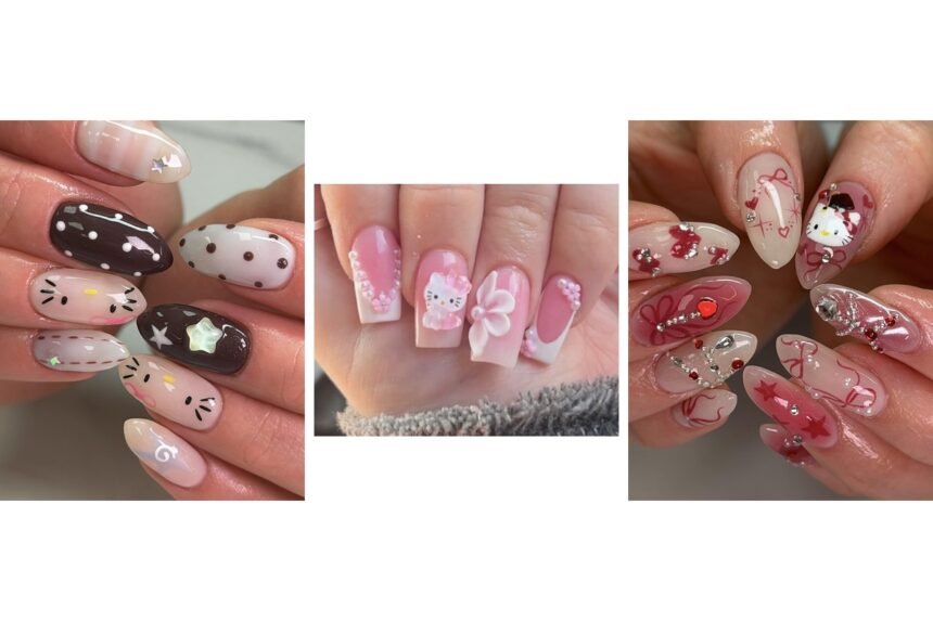hello kitty nails