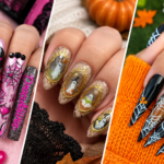 ghostly nails​ for halloween