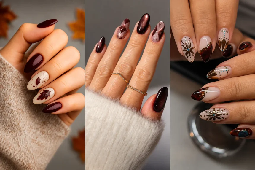 luxury fall nails
