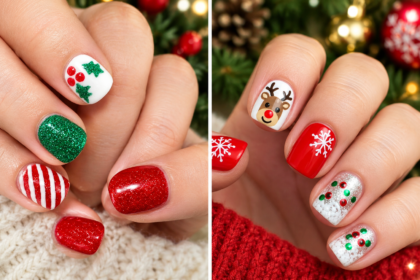 christmas nails for kids cute