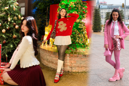 christmas outfit girl skirt