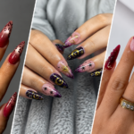 Stunning Dark Feminine Nails