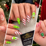christmas nail art ideas grinch