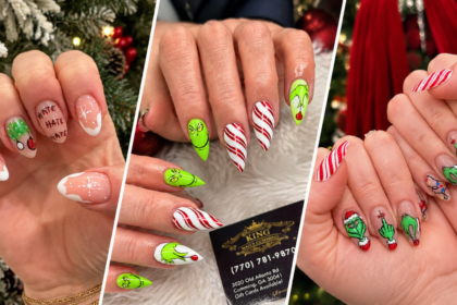 christmas nail art ideas grinch