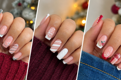 christmas nails ideas simple