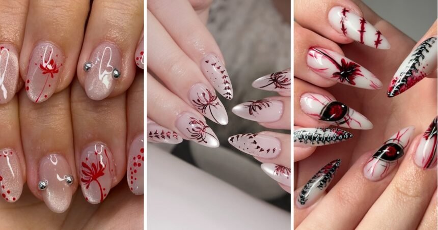 Tokyo Ghoul Nails
